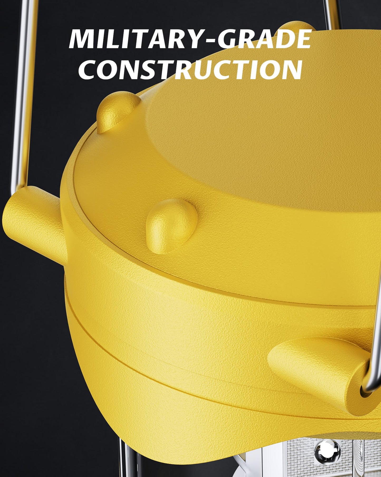 Lichamp LED Camping Lanterns 4 Pack, Battery Powered, Collapsible Flashlight, Medium Size, Yellow, Model A4YL