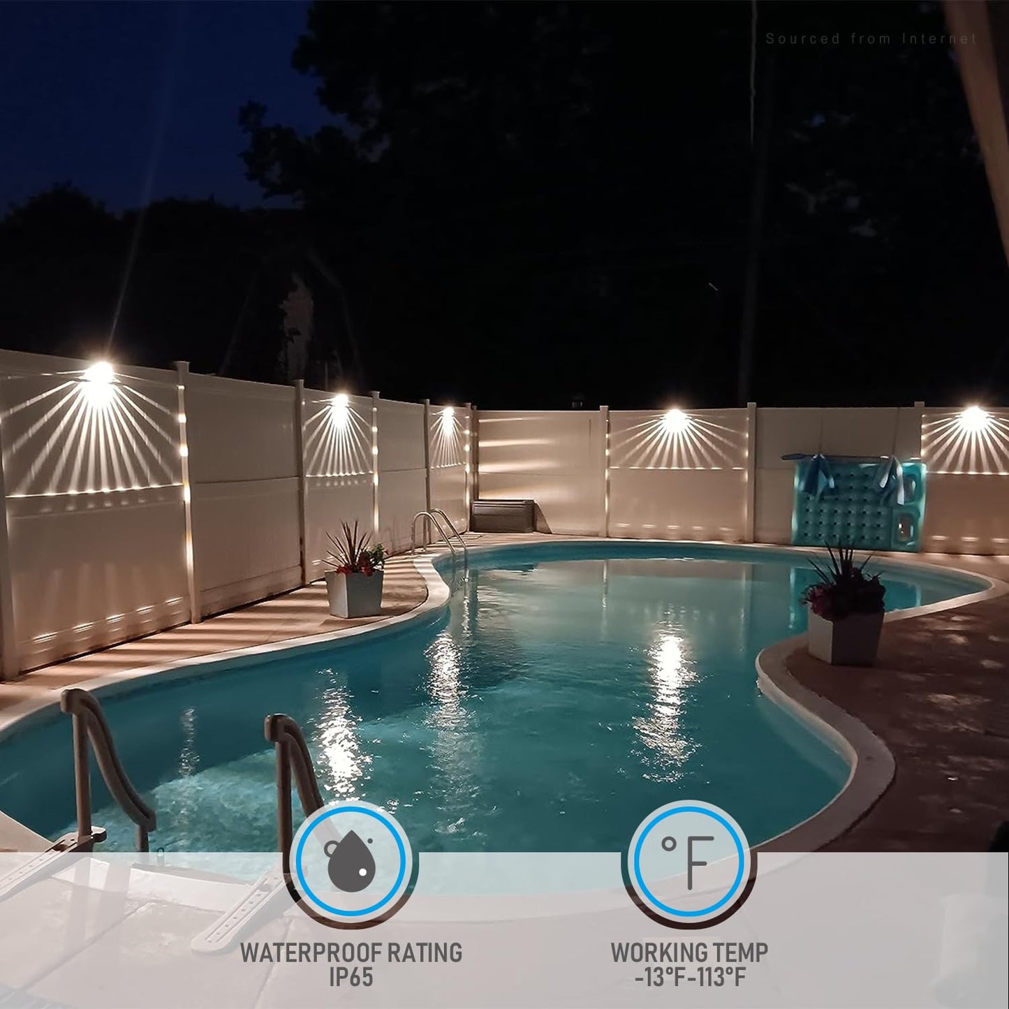 LEONLITE LED Low Voltage Deck Lights, 12V, Aluminum, IP65, Warm White, Oil Rubbed Bronze, Model 85831, Pack of 6